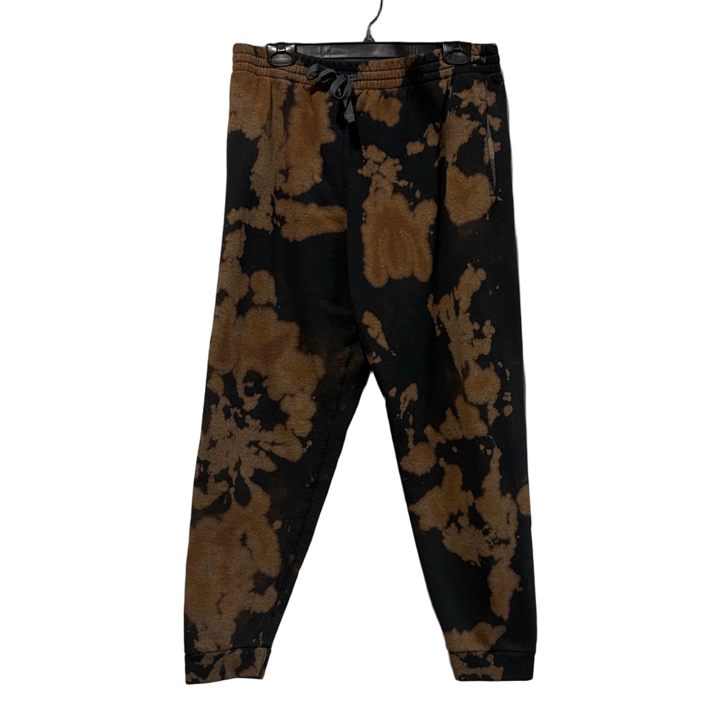 Black and Brown Tie-Dye Jogger Pants